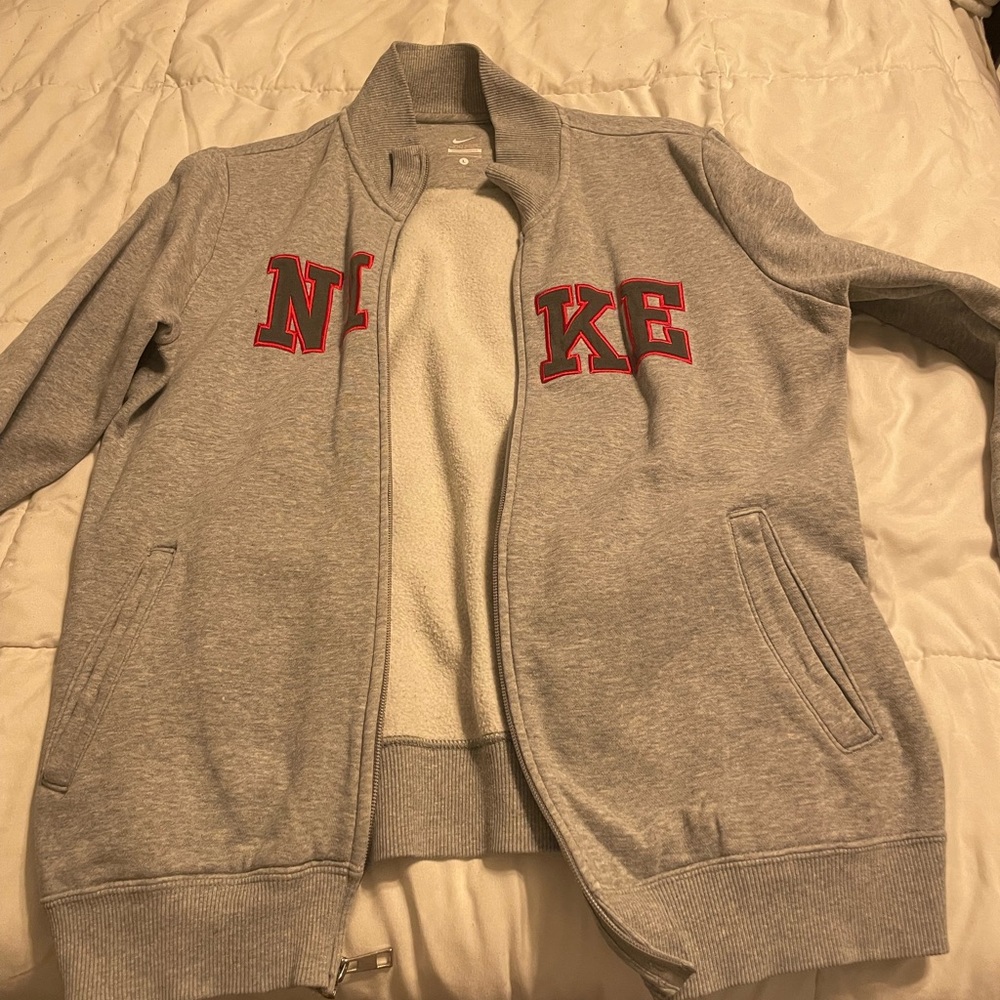 Womens Large Nike Zip Up sweater